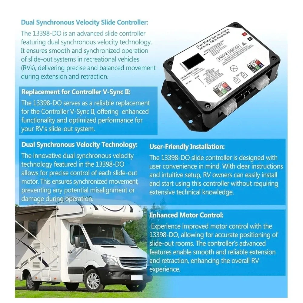 Dual Motor Synchronous Velocity Slide Controller 13398-DO RV Camper - Picture 10 of 16